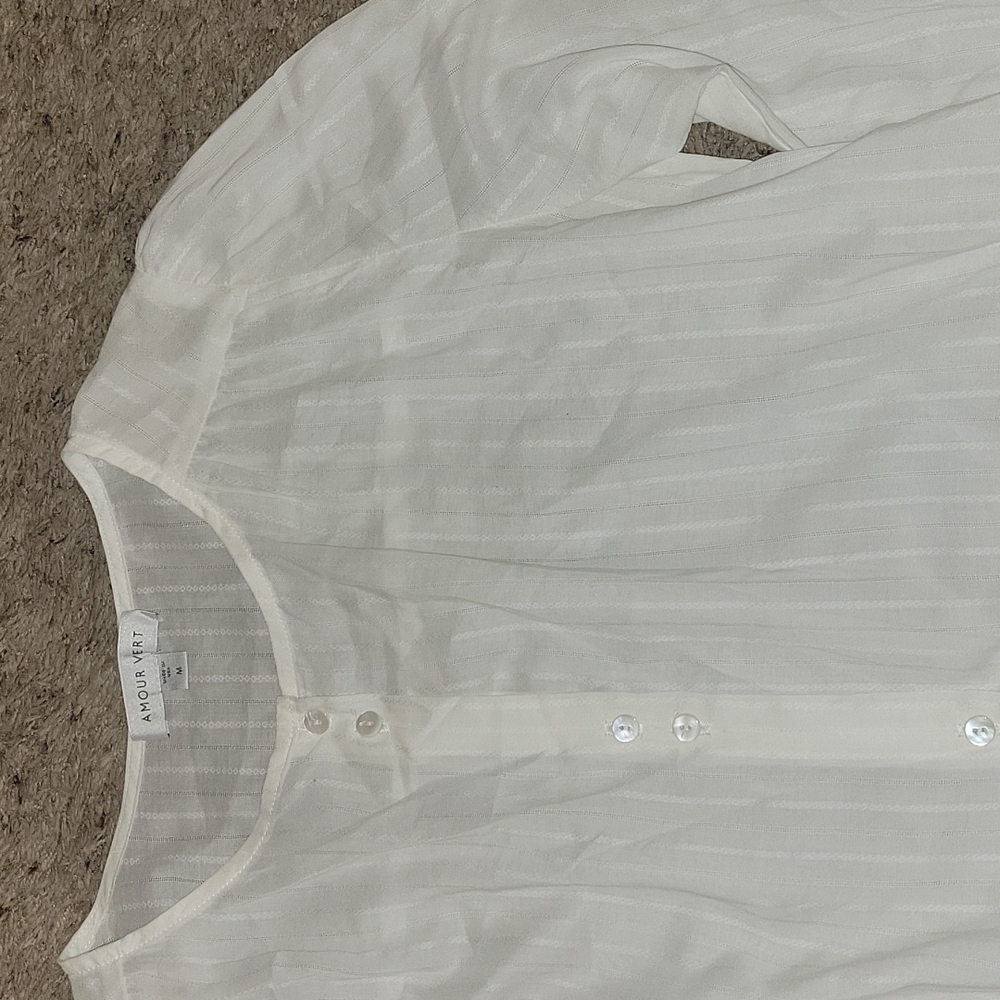 Amour Vert Button Down Blouse - image 1